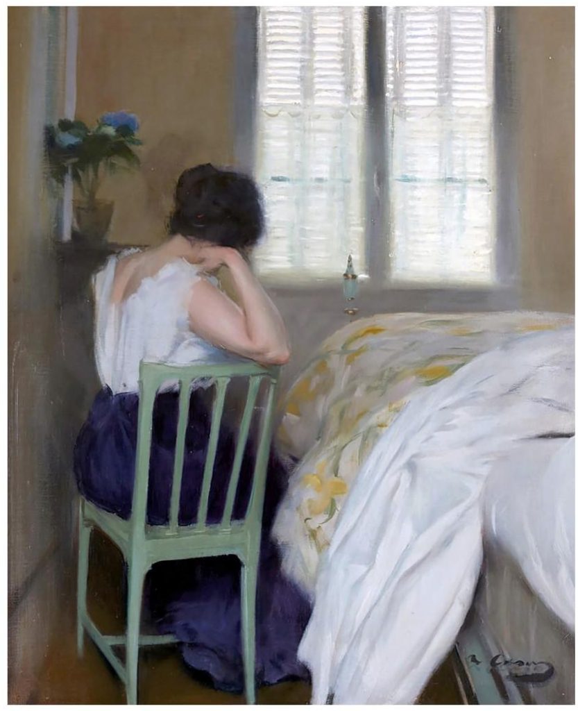 Ramon Casas i Carbó, 1900c - Las horas tristas (The sad hours)